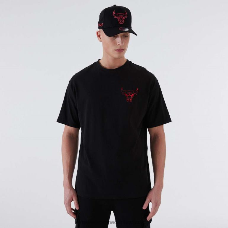 New Era chicago bulls nba metallic zwart t-shirt 0J2842876