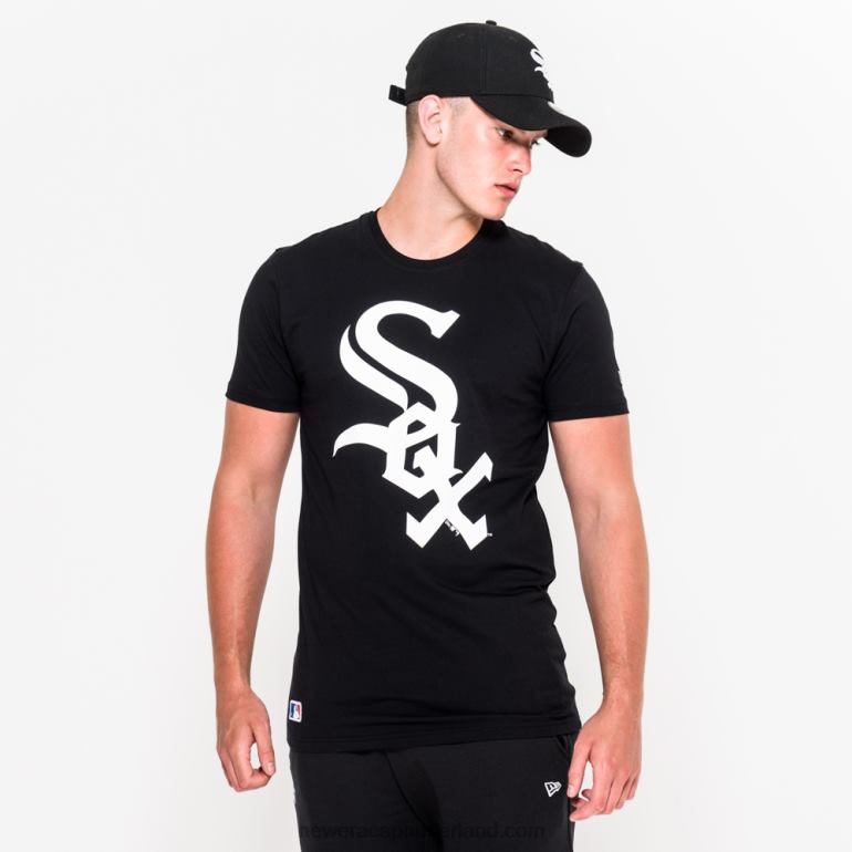 New Era chicago wit sox logo zwart t-shirt 0J2842980