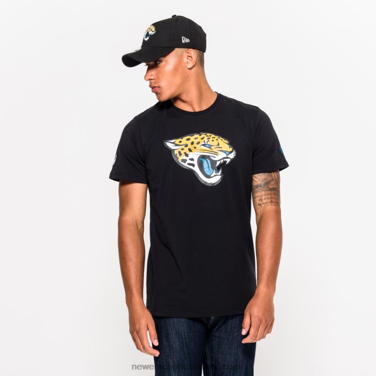 New Era jacksonville jaguars teamlogo zwart t-shirt 0J2843078