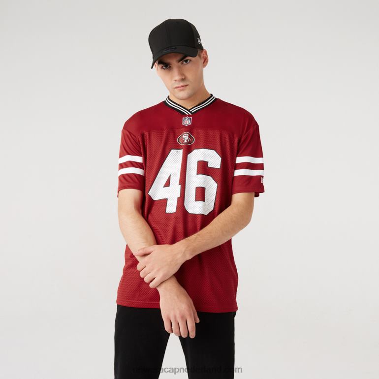 New Era san francisco 49ers oversized rode trui 0J2843077