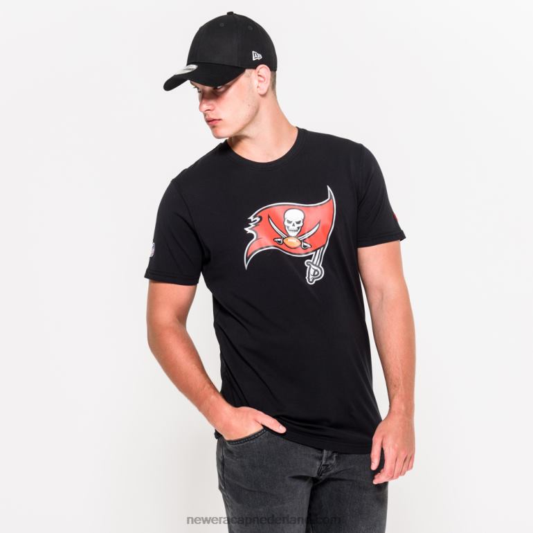 New Era tampa bay buccaneers team logo zwart t-shirt 0J2842924